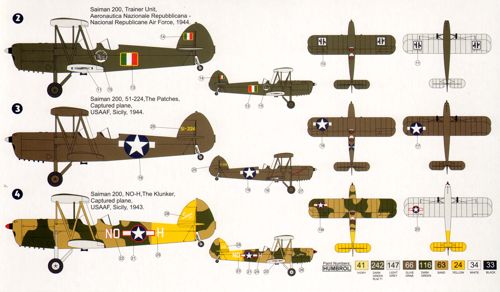 USAAF AZ Models 1//72 Saiman 200 Italian AF LE # 74074