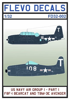 Royal Netherlands Navy 1//32 FD32-001// FLEVO DECALS TBM-3E Avenger
